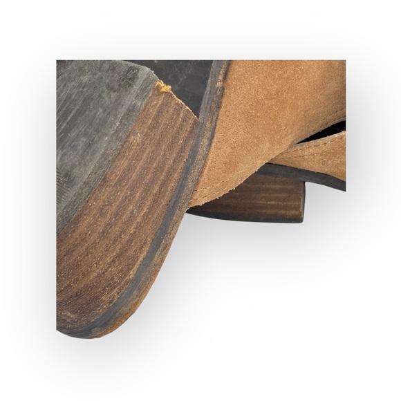 Dolce Vita  Festival Slip On Heeled Mules  Truffle Light Brown Suede  10M  - Picture 13 of 16